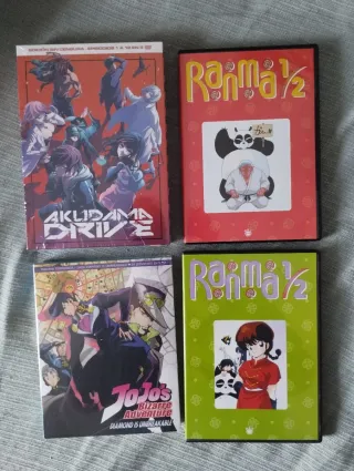 Pack Anime DVD: JoJo, Akudama, Ranma 1/2
