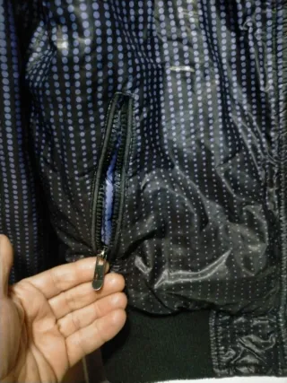 Anorak Morado y Negro