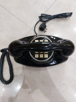 Telefono vintage nero