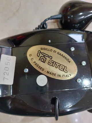 Telefono vintage nero