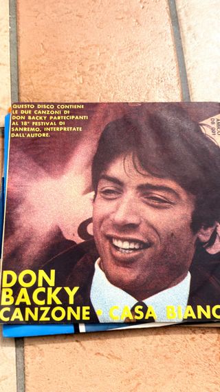 Don Backy - Canzone Casa Bianca Vinile