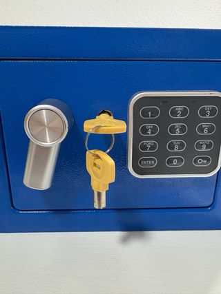 Caja Fuerte Yale Electrónica Azul