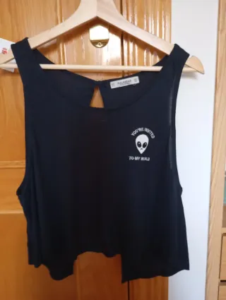 Camiseta Pull&Bear XL alien You're invited