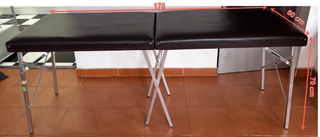 Camilla Masaje Plegable Portátil Marrón