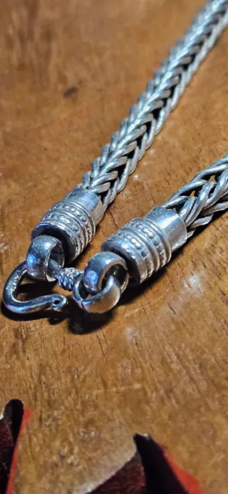 Collana snake in argento