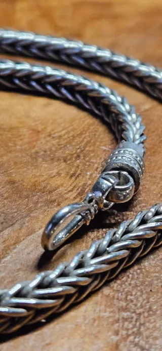 Collana snake in argento