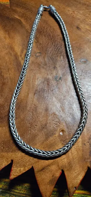 Collana snake in argento