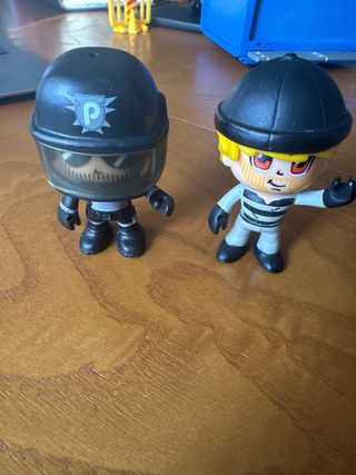 Pinypon ActionCamión Coche Moto, policía ladron.