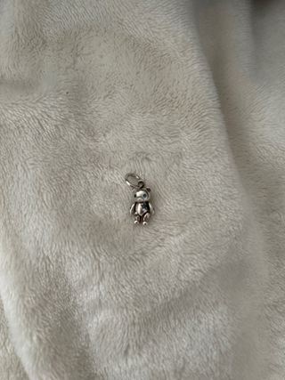 Charm Pandora Osito Azul y Plata