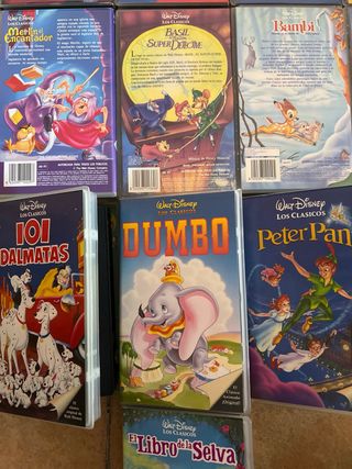 Colección Películas Disney VHS Clásicos