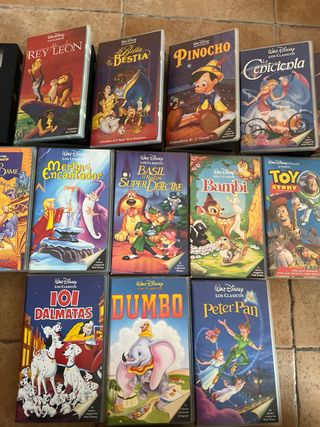 Colección Películas Disney VHS Clásicos