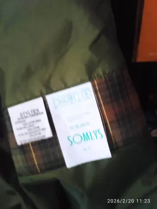 Parka verde militar hombre a recoger en llansa