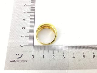 anillo oro 18k con circonita