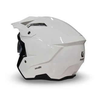 Casco Trial Unik Link DV Blanco Brillo