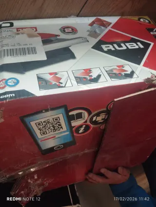 Cortadora de azulejos eléctrica Rubi 180,