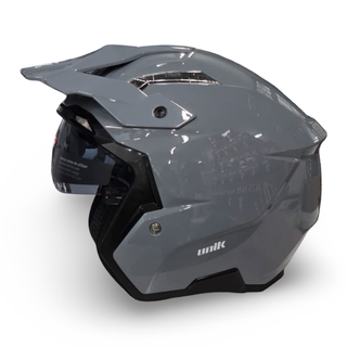 Casco Trial Unik Link DV Nardo Grey