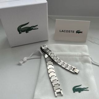 2 Pulseras Lacoste Plata
