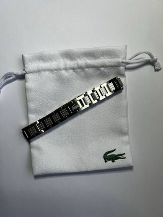 2 Pulseras Lacoste Plata