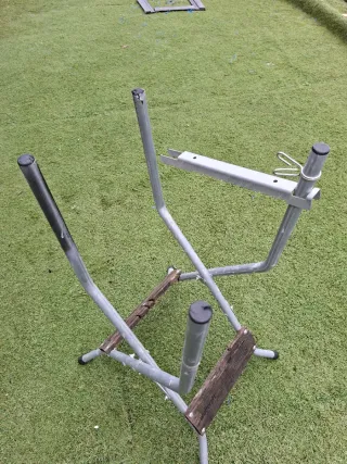 Caballete soporte para cortar leña