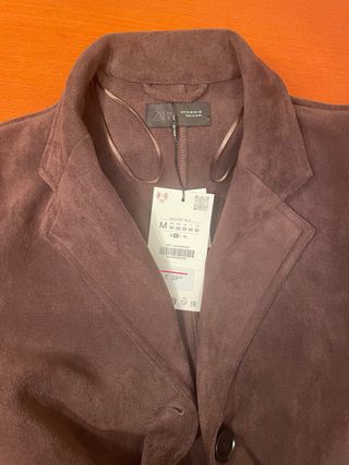ABRIGO ANTE MARRÓN ZARA MUJER “OFERTA”