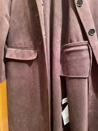 ABRIGO ANTE MARRÓN ZARA MUJER “OFERTA”