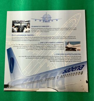 L#577 FDC Set 1998 “75 años Sabena