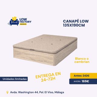 Canapé Low 135x190cm