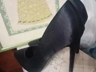 Scarpe tacco Catwalk nere