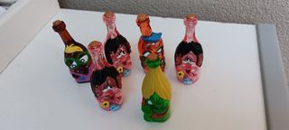 Set 6 Bottiglie Giocattolo Personaggi