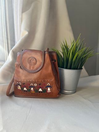 Bolso Vintage Cuero Pequeño