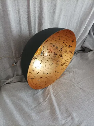 Lámpara colgante negra