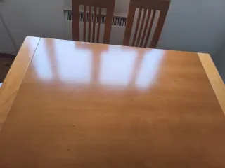 Mesa comedor madera con 6 sillas