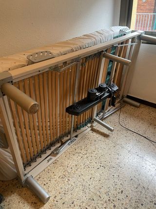 Cama articulada madera y plástico