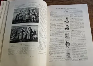 LIBRO ANTIGUO HISTORIA PARIS (1900)