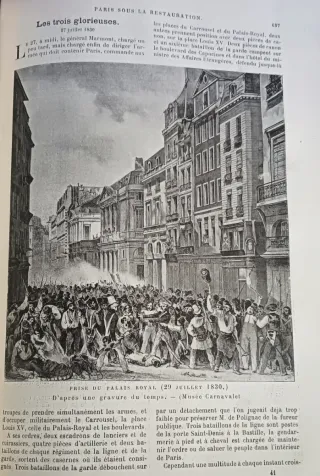 LIBRO ANTIGUO HISTORIA PARIS (1900)
