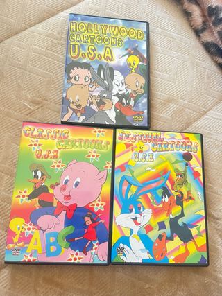 3 Películas DVD Cartoons USA