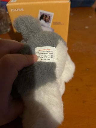 Peluche perro husky suave