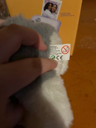 Peluche perro husky suave