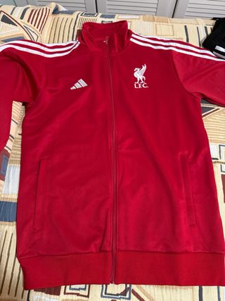 Conjunto Chándal Liverpool Adidas Negro Rojo