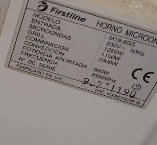 Plato giratorio microondas