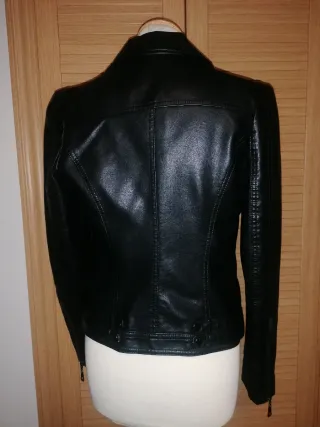 Cazadora Biker Negra