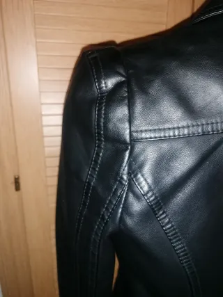 Cazadora Biker Negra