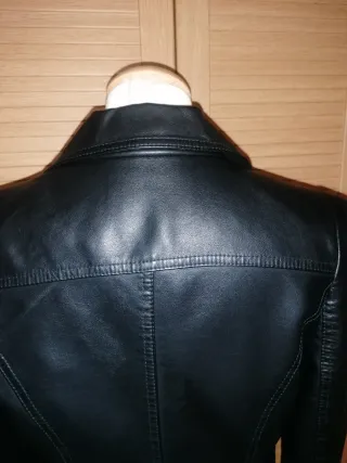 Cazadora Biker Negra