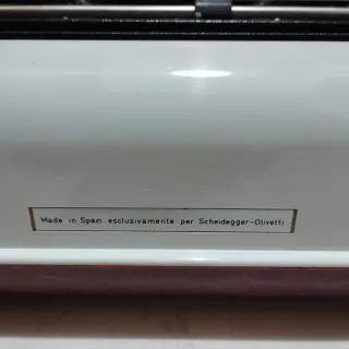 Macchina da scrivere Scheidegger President olivett