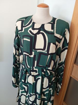Vestido Zara Estampado Talla XL