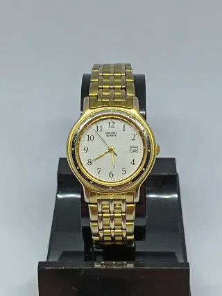 Seiko Vintage Gold Tone - Elegancia Clásica (7N82)