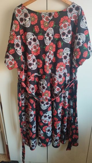 Vestido estampado alternativo