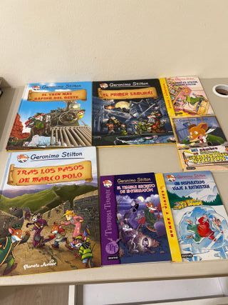 Lote Geronimo Stilton 6 libros infantiles perfecto