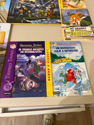 Lote Geronimo Stilton 6 libros infantiles perfecto