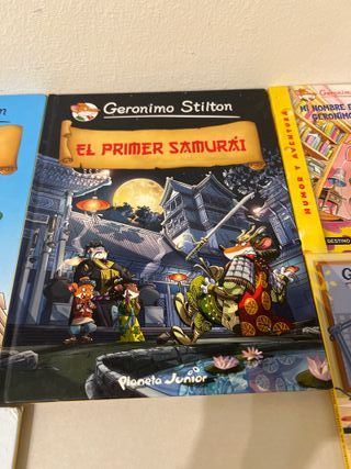 Lote Geronimo Stilton 6 libros infantiles perfecto